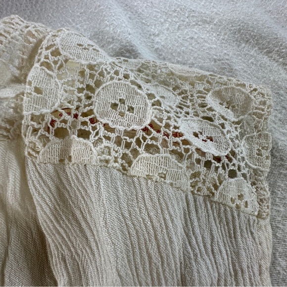 Flying Tomato Cream and Neon Boho Maxi Dress Sz S - Picture 7 of 12